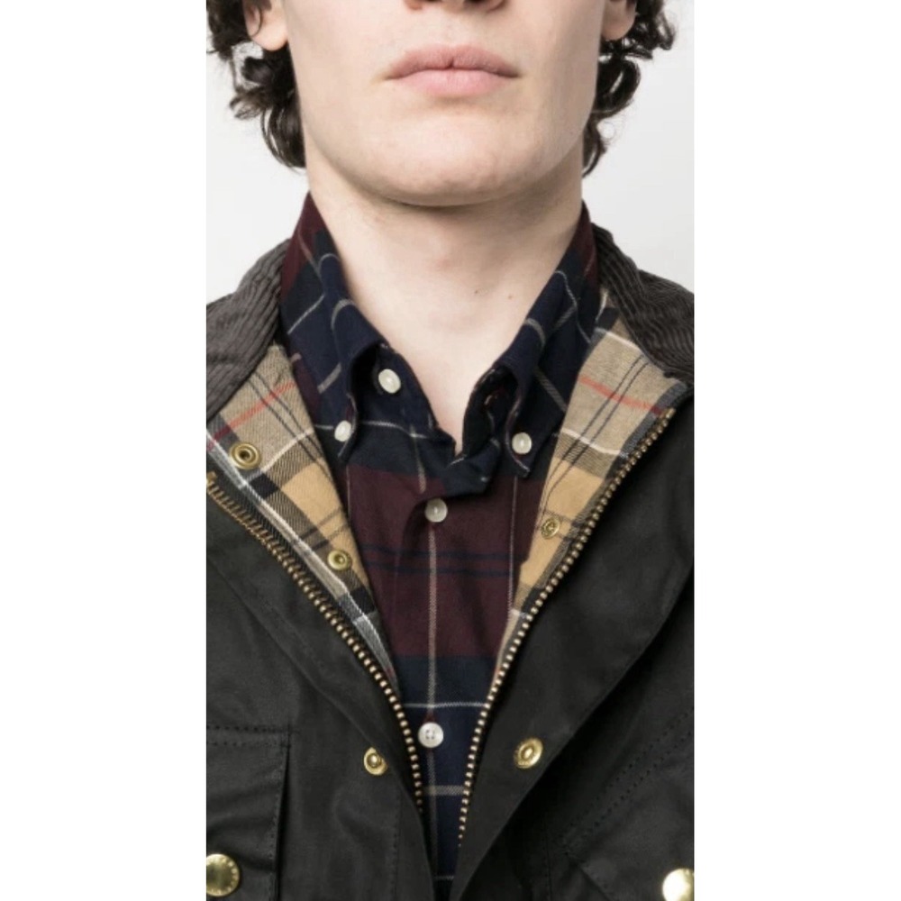 $500 BARBOUR INTERNATIONAL ORIGINAL WAX JACKET XL - Gem